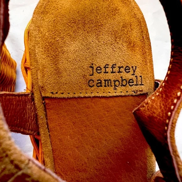 Jeffrey Campbell Wicker Platform Heel Sandals — NEVER WORN - Picture 4 of 5